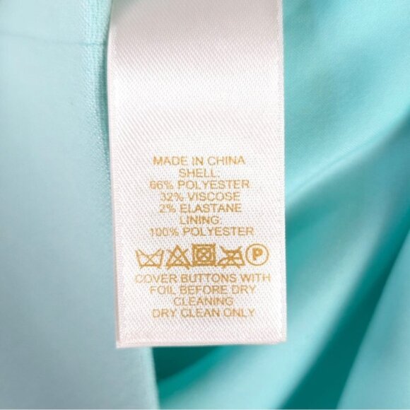 KATE SPADE Women’s Sheath Dress Pockets Mint Green Tiffany Blue NJMU2538 Size 0 - Picture 14 of 14
